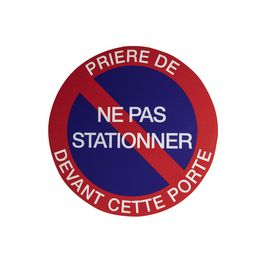 EXACOMPTA Panneau de signalisation "Ne pas stationner"