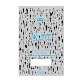 EXACOMPTA Planning des congés 2025/2026, décembre à décembre