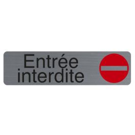 EXACOMPTA Plaque de signalisation "Entrée interdite"