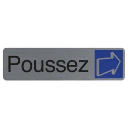 EXACOMPTA Plaque de signalisation "Poussez"