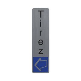 EXACOMPTA Plaque de signalisation "Tirez"