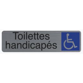 EXACOMPTA Plaque de signalisation "Toilettes handicapés"