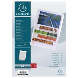 EXACOMPTA Pochette coin, A4, PP, 0,12 mm, transparent lisse