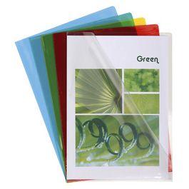 EXACOMPTA Pochette coin, A4, pvc 0,13 mm, vert