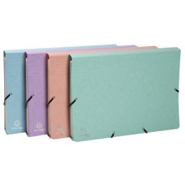 EXACOMPTA Pochette trieur Aquarel, 12 compartiments, assorti x4