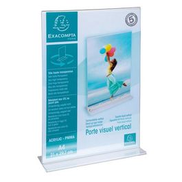 EXACOMPTA Présentoir de table EXACRYL, A4 portrait, droit