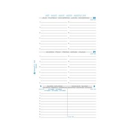 EXACOMPTA Recharge Exatime 17, 2025/2026, 1 semaine/2 pages