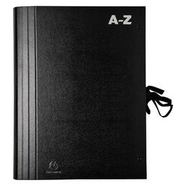 EXACOMPTA Trieur accordéon A-Z, pour format A4, noir