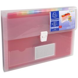 EXACOMPTA Trieur ménager Crystal, 6 compartiments