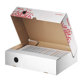 Esselte Boîte d'archives avec couvercle SPEEDBOX, dos: 80 mm x25