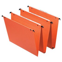 Esselte Dossiers suspendus Dual, fond:15 mm, orange x25