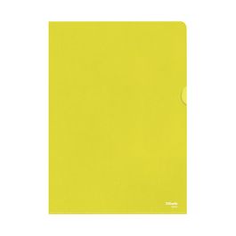 Esselte Pochette coins Standard, A4, PP grainé, jaune