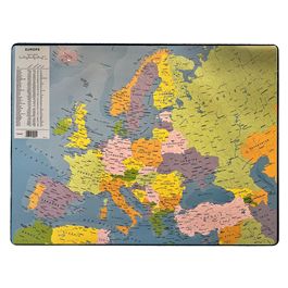 Esselte Sous-main en plastique, "Carte de l'Europe"