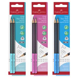 FABER-CASTELL Crayon de papier GRIP 2001 TWO TONE, blister