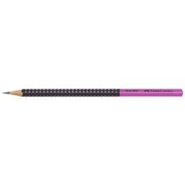 FABER-CASTELL Crayon graphite GRIP 2001 TWO TONE, rose