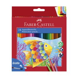FABER-CASTELL Crayons couleur KINDER-AQUARELLE, étui carton
