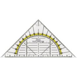 FABER-CASTELL Equerre géométrique BK 25 petite, sans poignée