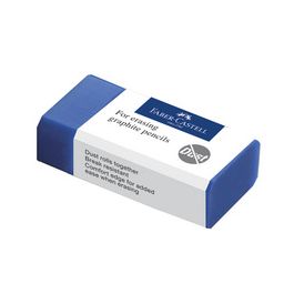 FABER-CASTELL Gomme en plastique DUST-FREE, bleu