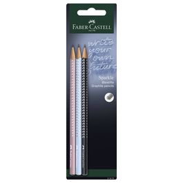 FABER-CASTELL Kit d'écriture GRIP SPARKLE Harmony, blister