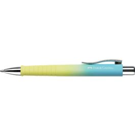 FABER-CASTELL Stylo à bille POLY BALL, blanc / rose