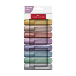 FABER-CASTELL Surligneur TEXTLINER 46 METALLIC, étui de 8