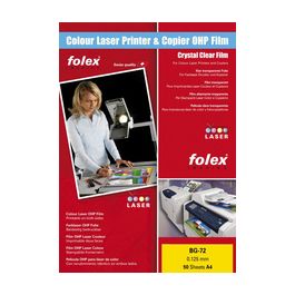 FOLEX Transparent pour laser Color BG-72, A3, transparent