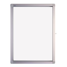 FRANKEN Vitrine d'affichage ECO pour 4 x A4, surface métal