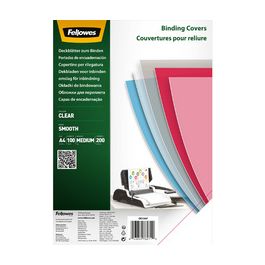 Fellowes Couverture, A4, PET, transparent, 0,25 mm
