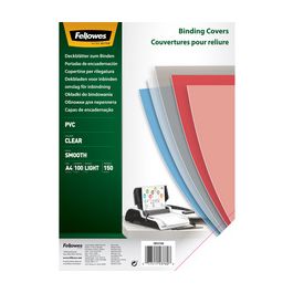 Fellowes Couverture, A4, PVC, 0,20 mm, transparent
