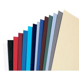 GBC Couverture de reliure grain cuir, A3, 250 g/m2, noir