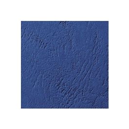 GBC Couverture de reliure grain cuir, A4, bleu royal