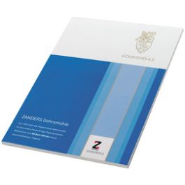 GOHRSMÜHLE Bloc de papier à lettres, A4, 100 g/m2, ultra