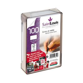 GPV Cartes de visite Saint Louis, en boîtier plexiglas