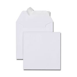 GPV Enveloppes 165 x 165 mm, sans fenêtre, blanc