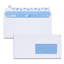 GPV Enveloppes, DL, 110 x 220 mm, avec fenêtre, blanc