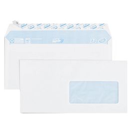 GPV Enveloppes, DL, 110 x 220 mm, avec fenêtre, blanc