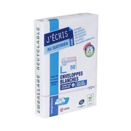 GPV Enveloppes, DL, 110 x 220 mm, avec fenêtre, blanc