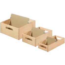 HAN Bac à fiches en bois pour 1.500 fiches, A6 paysage