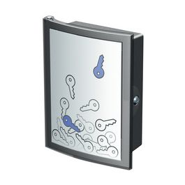 HAN Boîte à clés INDEX, pour 63 clés, gris foncé