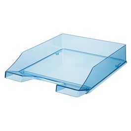 HAN Corbeille à courrier KLASSIK TRANSPARENT, A4, bleu x6