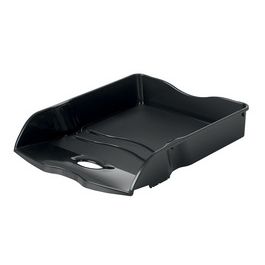 HAN Corbeille à courrier Re-LOOP, A4, plastique éco, noir x6