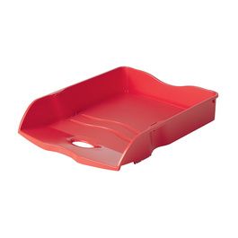 HAN Corbeille à courrier Re-LOOP, A4, plastique éco, rouge x6