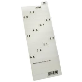 HAN Index alphabétique A-Z, PP, A7 paysage, translucide, 12