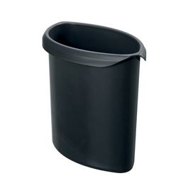 HAN Insert à déchets MOON, PP, 6 litres, sans couvercle,noir