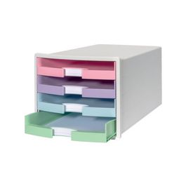 HAN Module de classement IMPULS, 4 tiroirs, blanc/pastel