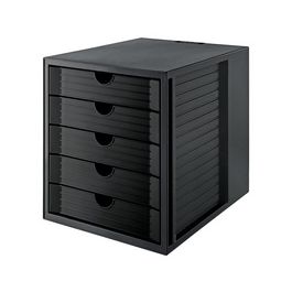 HAN Module de classement SYSTEM BOX KARMA, 5 tiroirs, noir
