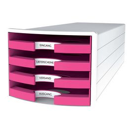 HAN Module de rangement IMPULS 2.0, 4 tiroirs ouverts, blanc