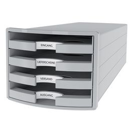 HAN Module de rangement IMPULS 2.0, 4 tiroirs ouverts, gris