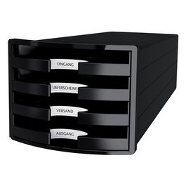 HAN Module de rangement IMPULS 2.0, 4 tiroirs ouverts, noir