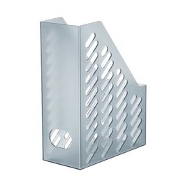 HAN Porte-revues BRILLANT XXL, plastique, gris translucide x2